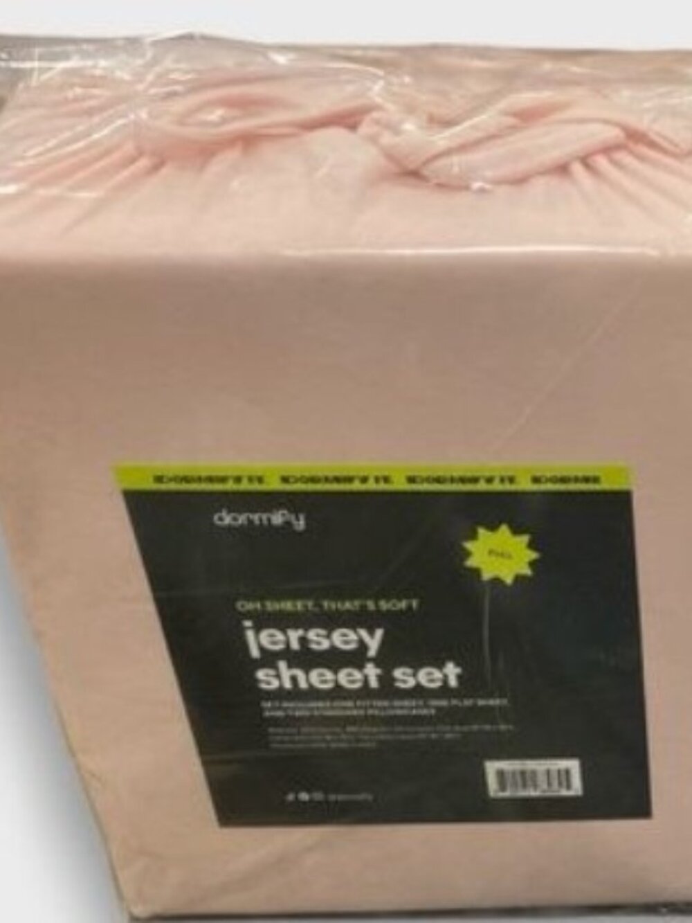 Dormify 4 Piece Full Jersey Sheet Set - Blush